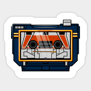 Cassette Chest Soundwave Sticker